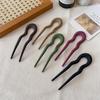 Matte U-Shaped Hairpin for Elegant Updo Styling