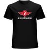 HAOTO Zundapp Motorcycles T-Shirt Graphic Printed Shirt Short Sleeve Mens Tee Black