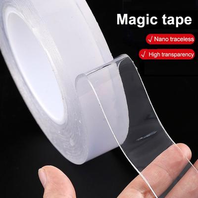 1/2/3/5M Nano Tape Tracsless Double Sided Tape Transparent No Trace Reusable Waterproof Adhesive Tape Cleanable