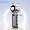Semiconductor Cooling Handheld Fan, Foldable USB Rechargeable Pocket Mini Fan for Travel