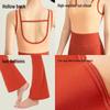 Women's Premium Cross-border Micro-flare Yoga Jumpsuit for Fitness and Sports Training
