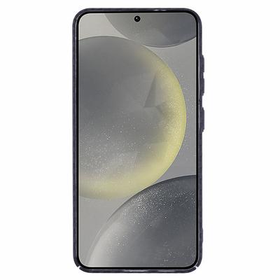 Voor Samsung Galaxy S24 Hoes Compatibel met MagSafe Koolstofvezel Textuur Wateroverdracht PC Telefoonhoes