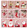 Merry Christmas Greeting Card with Music Set of 2 Vivid Sound Greeting Card for Children Birthday Party Blessing