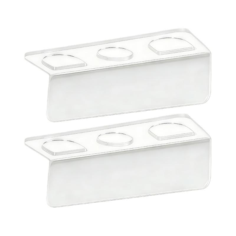 Pack of 2 Space Saving Organizers for Bathroom with Multiple Layer Design to Hold Shampoo Soap and Toiletries Efficiently