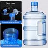 Reusable Plastic Water Container Jug with Handle And Cap, Large Capacity Dispensers, for Dispenser Food Grade Transparent Bottle Home Office
