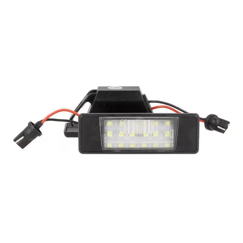 2pcs Number Lights For Nissan Qashqai Juke Micra Versa NV200 Note March Kicks X-Trail White LED Number License Plate Light Lamps License Plate Lights