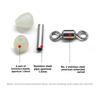 Rolling Design 3-Way Fishing Swivels Luminous Feature T-Shape Swivels  Outdoor Sports