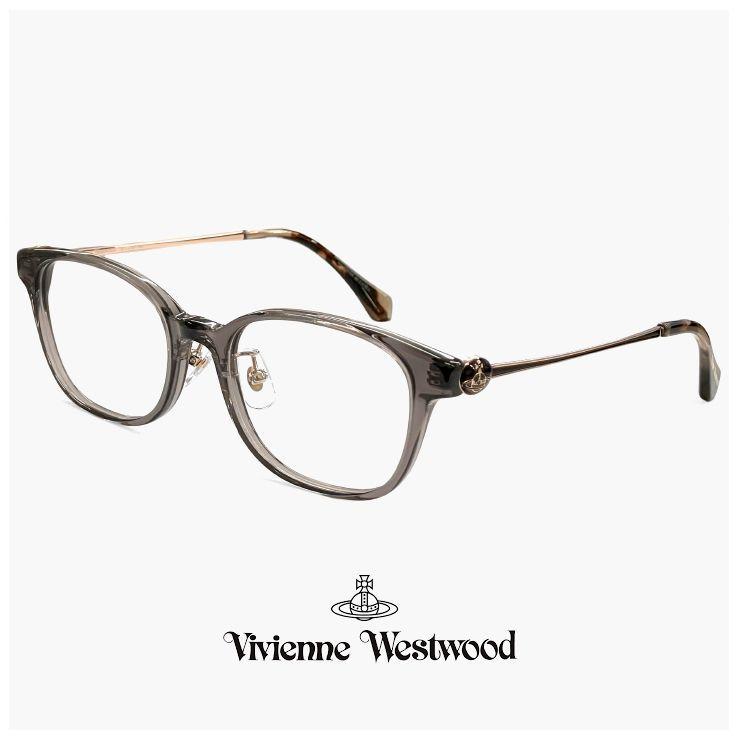 Used [New] Vivienne Westwood 40-0042 c02 Women s Glasses Vivienne Westwood Glasses 40-0042-2 Square Frame Orb Clear Gray Color Dummy Lens Shipping