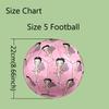 1pc Betty Boop Size 5 Soccer Ball, Standard Sport Football Firm Stitching for Training And Match, Gentle on the Feet, Durable and Unique