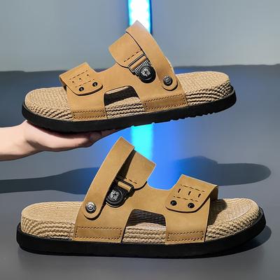 Fashion Fashion Sandals Men Summer Slip On Casual Slippers Outdoor Beach Shoes Male Classic Men's Sandals Slippers
