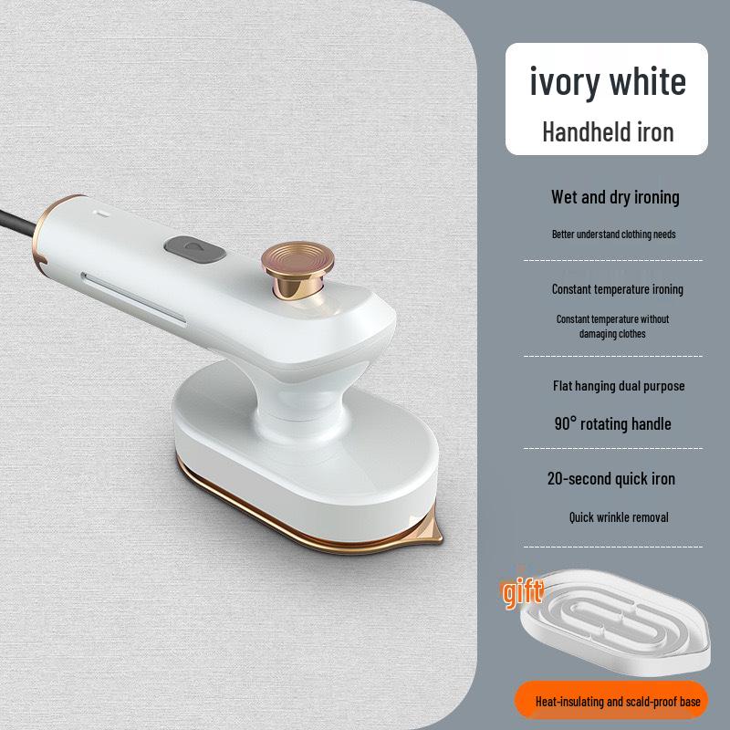 Portable Handheld Steam Iron and Garment Steamer: Dry/Wet Dual-Use, Mini Electric for Home