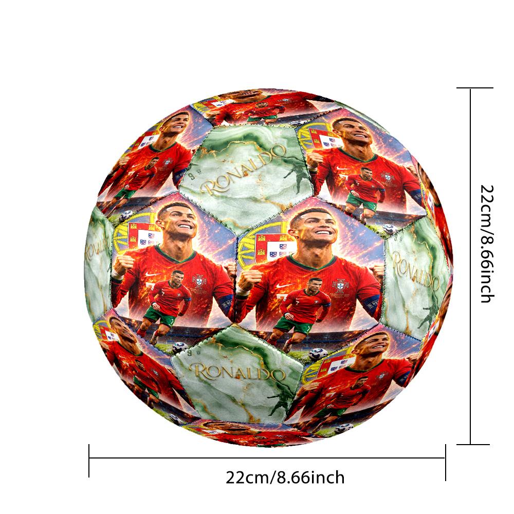 Ronaldo's Juventus Celebration Size 5 Soccer Football Machine-Stitched Indoor/Outdoor Training and Matches Soccer Accessory