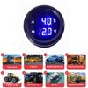 2-In-1 Water Temperature Voltage Gauge 12V/24V 2-inch 52mm Digital Display Backlighting Water Temperature And Voltage Functions