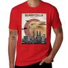 Bunnyzilla - Giant Bunny Rabbit T-Shirt funnys vintage t shirts for men