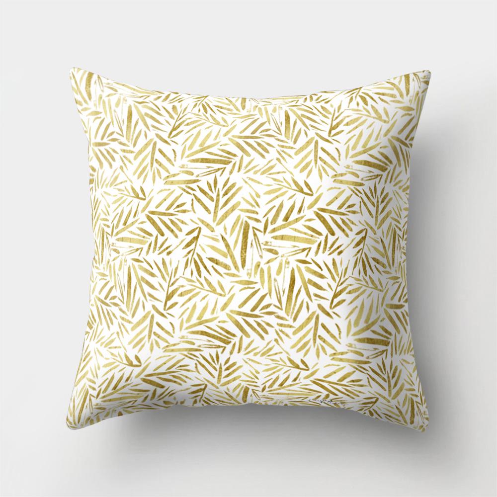 

Чехол на подушку с листьями растений, креативное украшение для дома, наволочка с рисунком из мультфильма, наволочка для дивана, украшение автомобиля 40X40CM