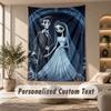 Wall Hanging Tapestry Art Cloth Bedroom Room Background DecorCorpse Bride Emily Victor