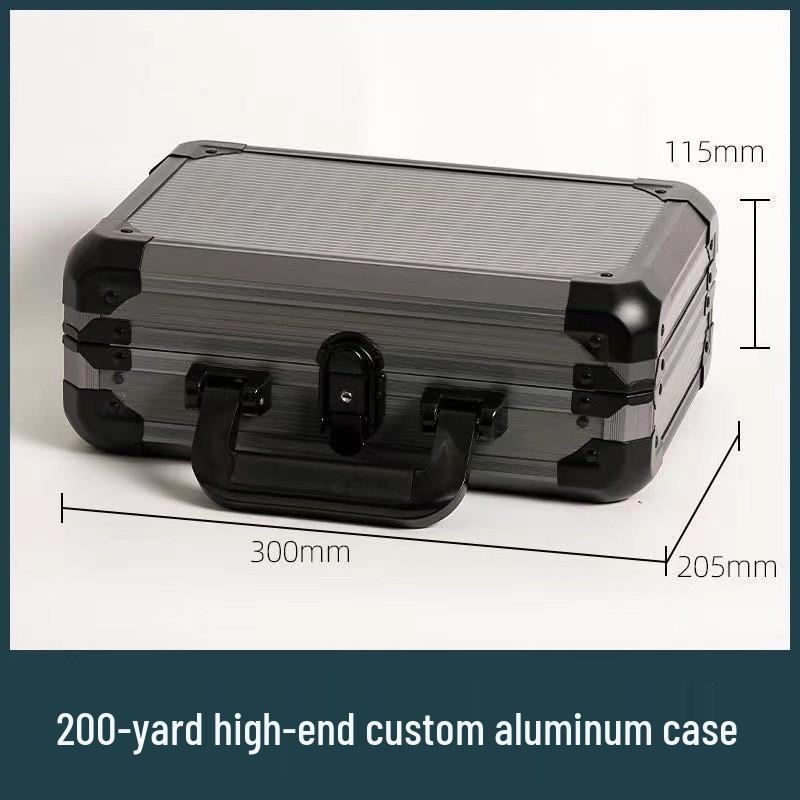 

Чорний кейс з алюмінієвого сплаву типу K для фішок для покеру та шахівниці