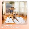 Sunframe Washable Pet Sheets, Waterproof, Absorbent, Non-Slip, Machine Washable, Thick, Cute, White, 60*90cm, Set of 2