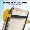 Cotton Fabric Lawn Chair Headrest Space-saving Lounge Chair Lumbar Support  Lounge Chair