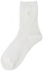 Munsingwear MGCXJB00 WH00 Golf Classic Short Length with Antibacterial and Odor Resistant Socks, One-Point Design, (White)
