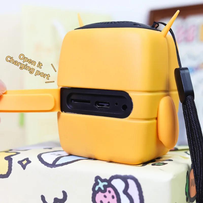 TK-200 Mini Cute Bluetooth Speaker Portable Wireless IP65 Waterproof Stereo Sound With TF Card Slot Gift