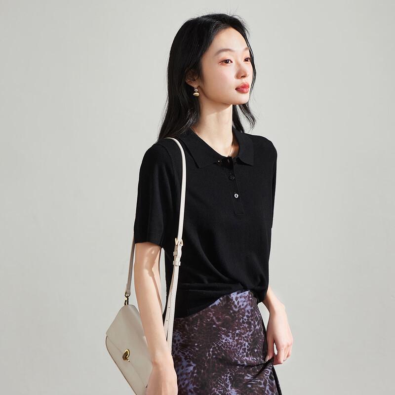 SOFSIL 2026 Spring Women's Polo Knit Shirt