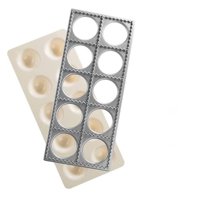 12-Loch Italienische Ravioli & 10-Loch Teigtaschen Formwerkzeug