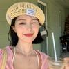 Summer Straw Fashionable Beret Hat For Adults In Assorted Colors With Airy Design