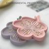 Portasapone drenante a forma di fiore Vassoio portasapone antiscivolo Estendi la vita del sapone Scatola portasapone facile da pulire Accessori da cucina per il bagno