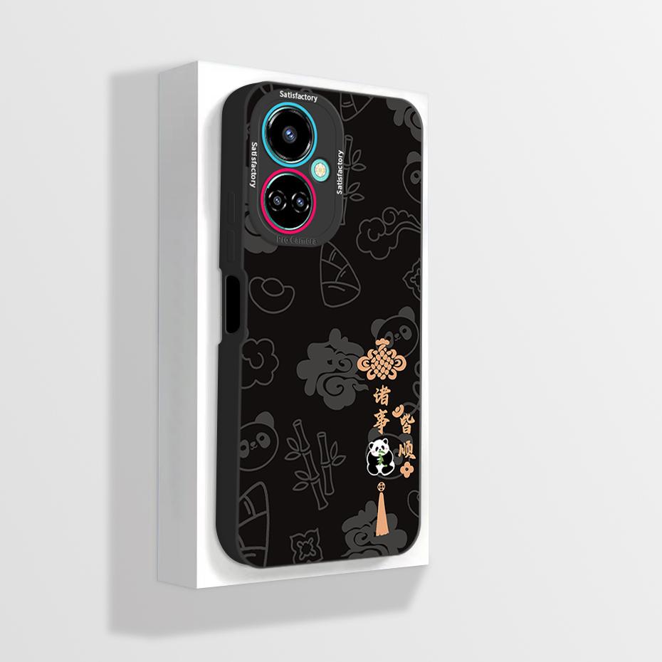 For Tecno Camon 19 Case Camon 19 Pro Neo Phone Case Astronaut Flower Camera Protection Anti Drop Liquid Silicone Soft Back Cover