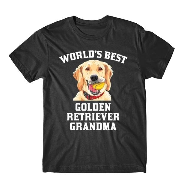 World s Best Golden Retriever Grandma Dog Graphic T-Shirt S