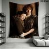 Vibrant Outlander Wall Tapestry Aesthetic Wall Hanging Printed Fabric Blanket Decorative Tapestries for Bedroom Living Room Home Decor
