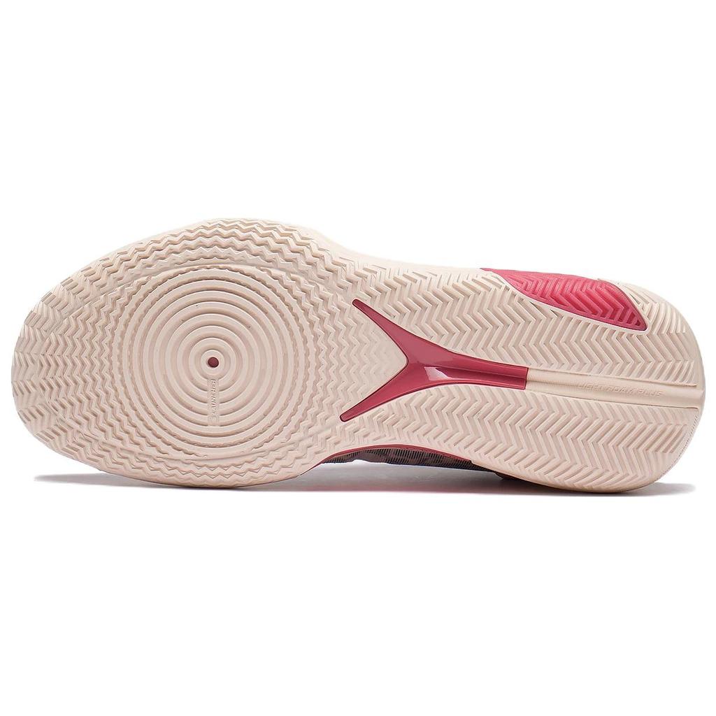 Li Ning Speed 9 Premium Basketball Shoes Men's Low Top Light Gray Pink ABAS071-4