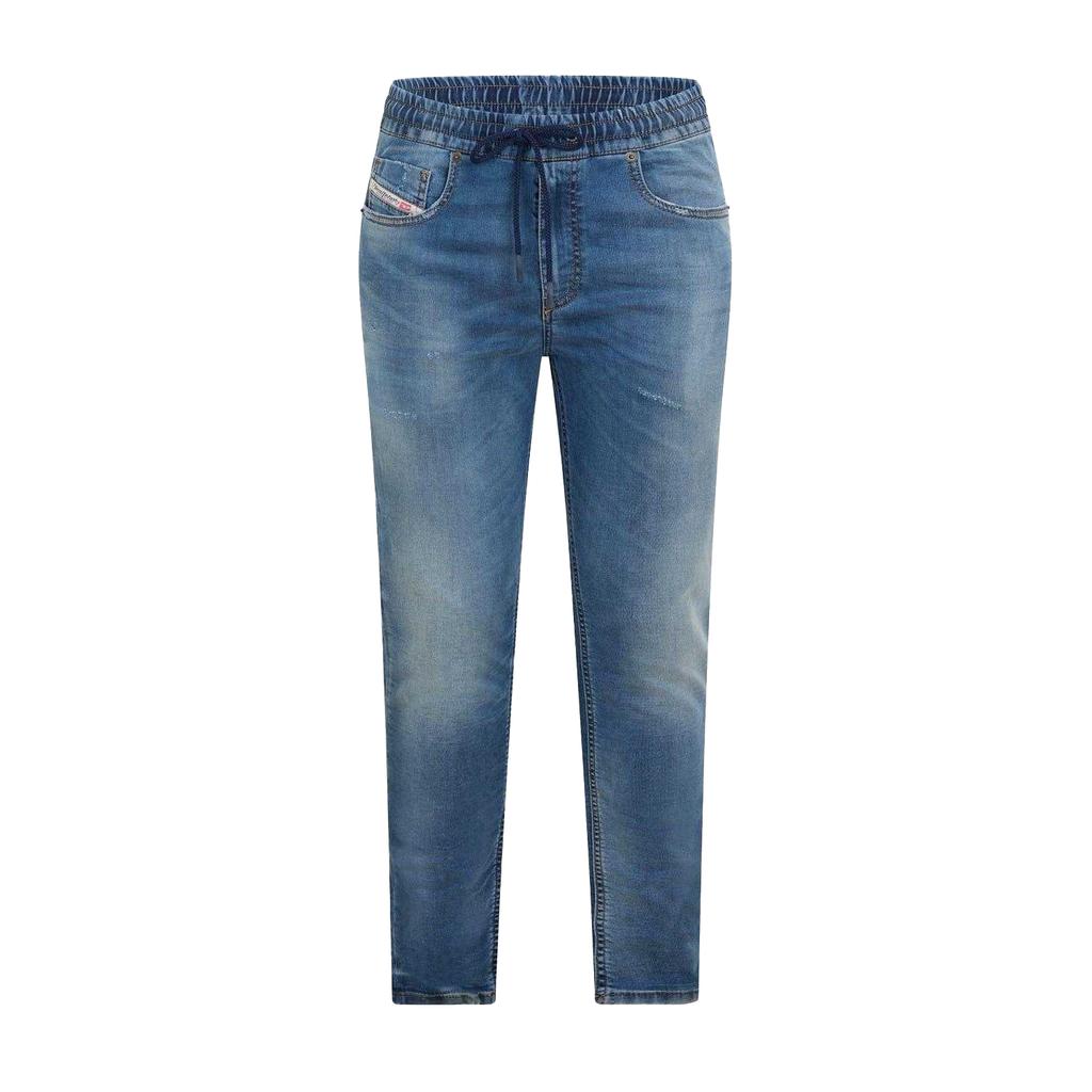 Diesel Womens/Ladies Krly Logo Elasticated Waist Wide Leg Jeans