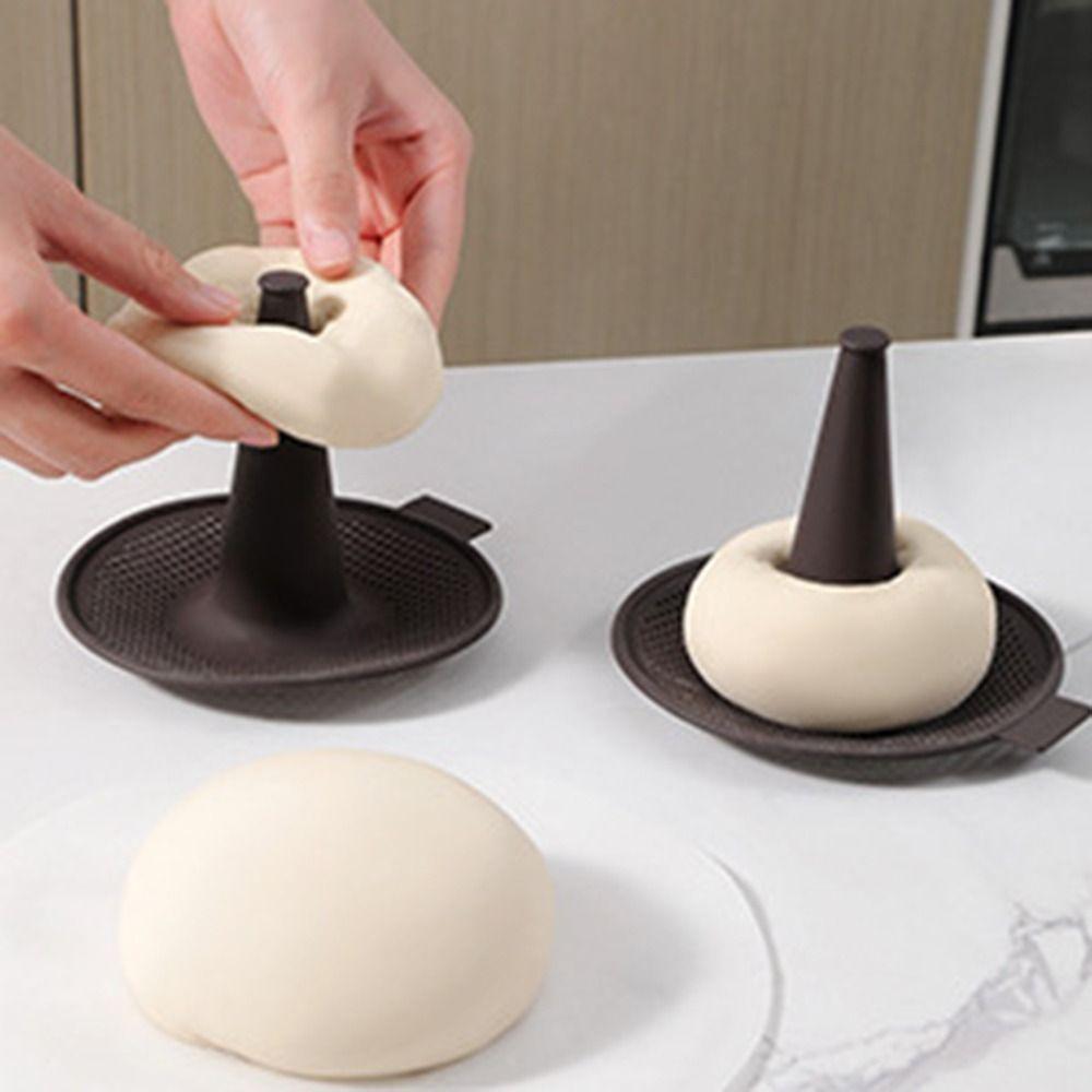6Pcs Coffee Silicone Donut Mold Conical Shape Bread Mold for Baking Bagel Pans Set Donut