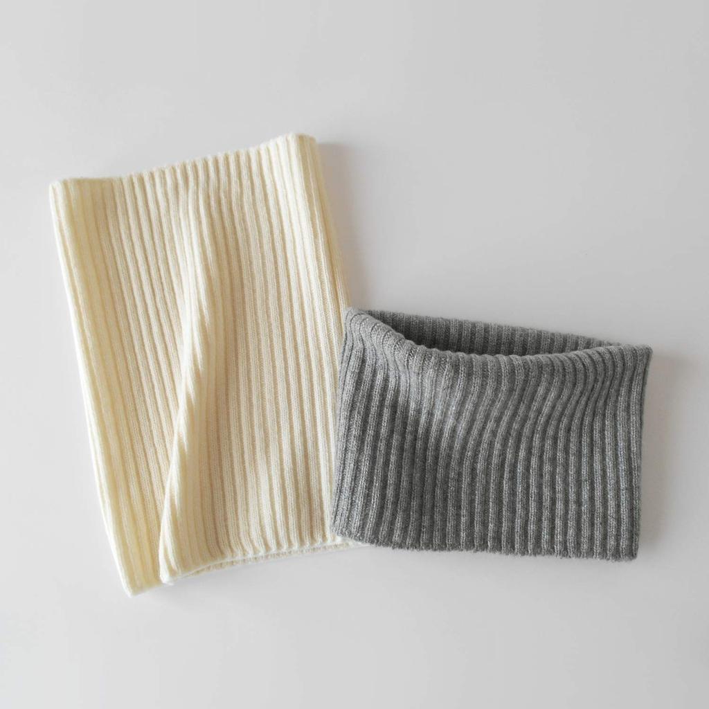 [Prodigal] 100% Cashmere Neck Warmer Women's (One Size Fits Most, Off-White)