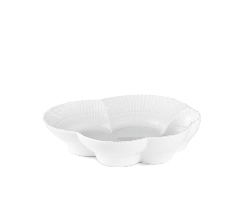 Imported Royal Copenhagen White Elements Dish Plate Dish 19cm Wedding Gift Present 1017068 [Regular Product]