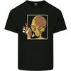 An Alien Smoking Weed Mens Light Cotton T-Shirt