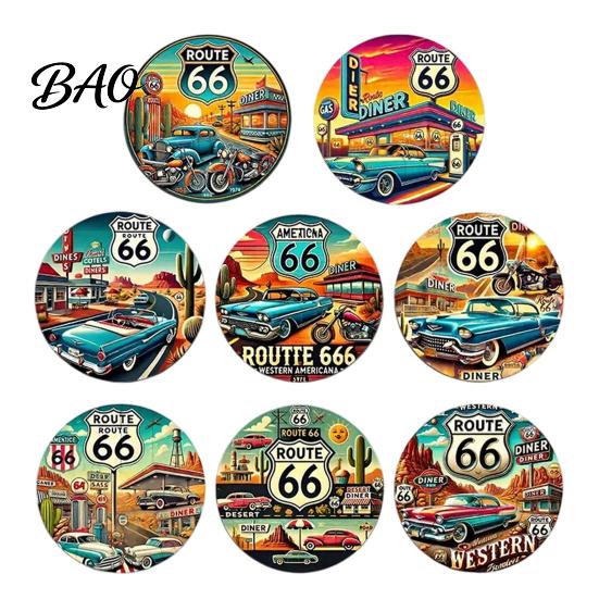 Furniture Protection Coaster 8PCS Coasters, Colorful Wood with Non-Slip Heat Insulation Multi-color Pack Waterproof Drink Holder, for Home Office