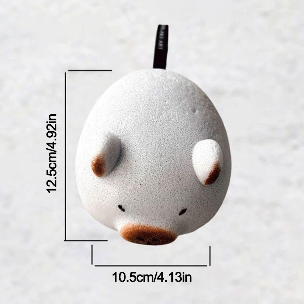Wash Blistering Capybara Bath Sponge Ball Cartoon Animal Body Exfoliate Bubble Sponges Cleaning Brush Bubble Sponges Eggplant
