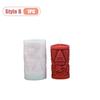1-4PCS DIY Candle Making Kit Christmas Cylinder Silicone Mold for Handmade Scented Candles Holiday Gift Idea Home Craft Supplie
