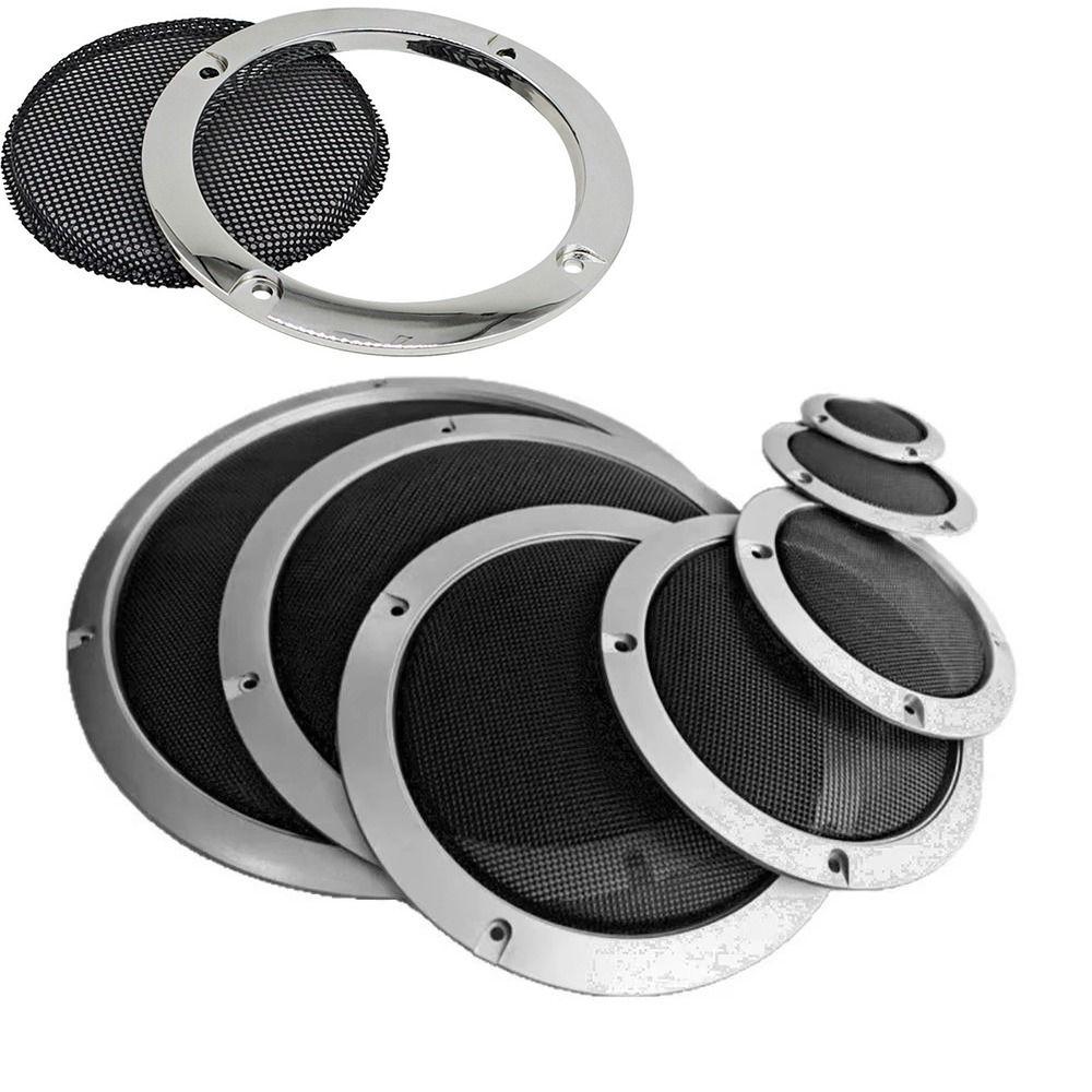 Metal Grille Speaker Grille Cover Plastic Frame Speaker Mesh Cover for Car Audio System