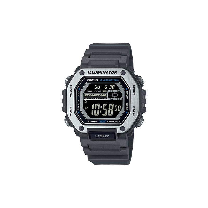 

Casio STANDARD series 100 meters waterproof quartz movement Japanese and Korean watch men s watch black dial MWD-110H-8BV чорний