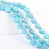 Colorful Halloween Skull Beads: Synthetic Turquoise Pendants for DIY Jewelry