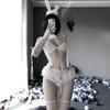 Králičí dívka zábavná uniforma sexy průhledné spodní prádlo vášeň set