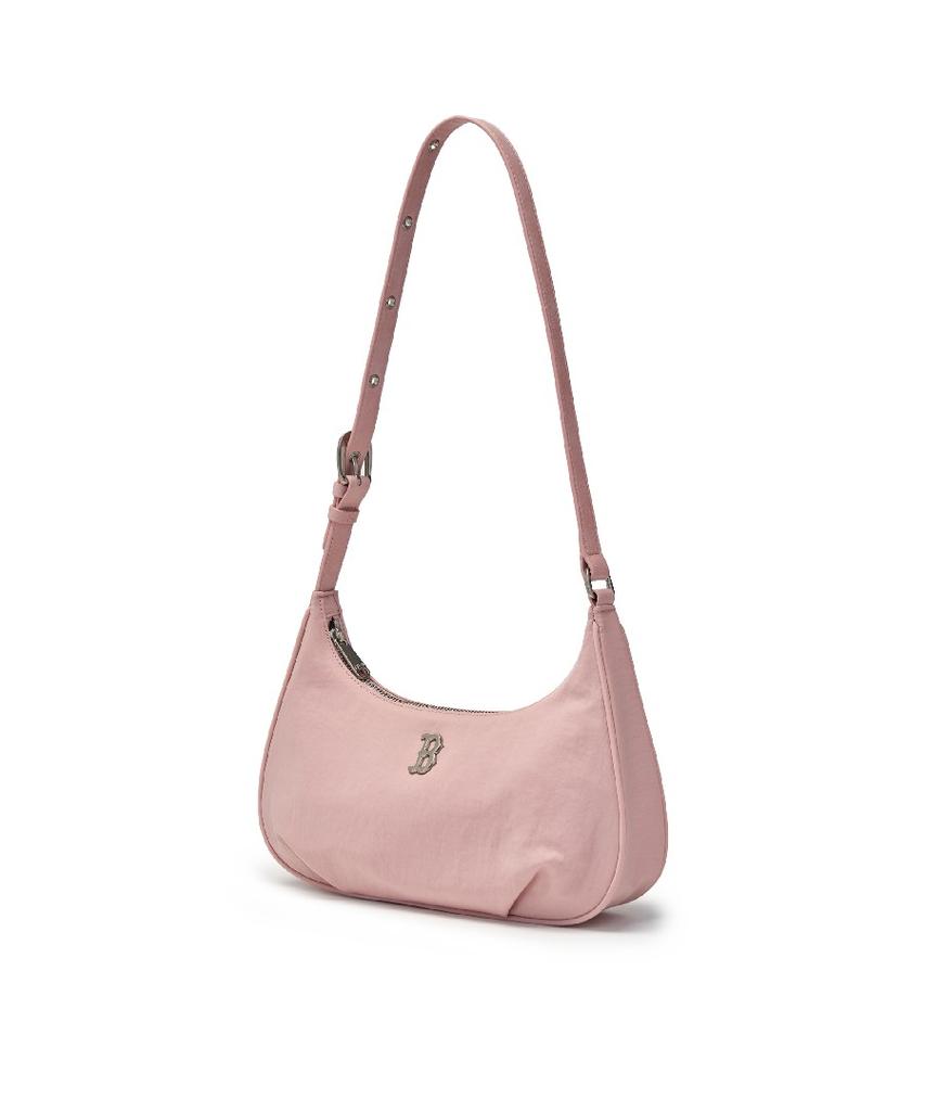 Mlb Basic Vintage Nylon Hobo Bag Bos (L.Pink)