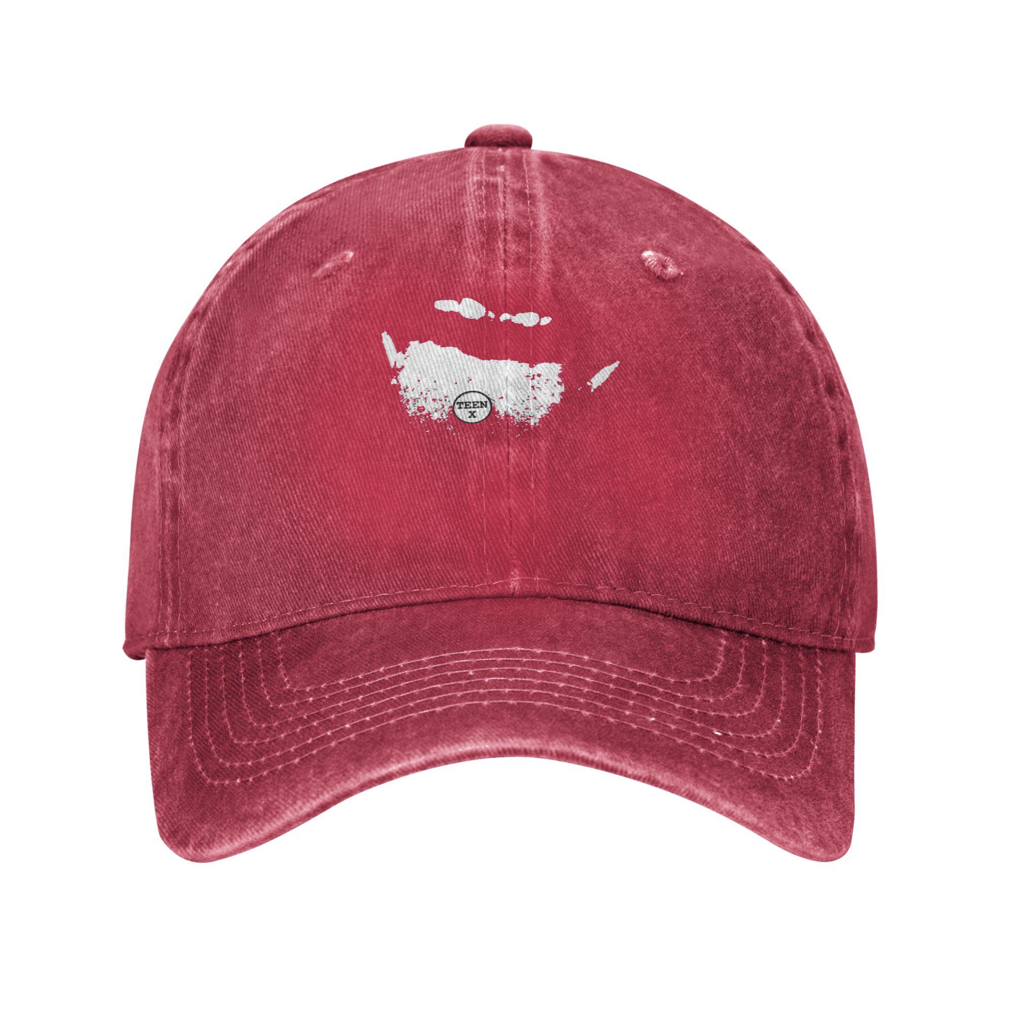 Ken Carson  X Ken Teen X  Lazy Style Baseball cap Upf Casual Gatherings Durable Denim Hat One Size