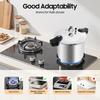 22L Aluminum Alloy Pressure Canner and Cooker 90Kpa Pressure Canner Built-in Pressure Gauge,Large Capacity, Explosion-proof
