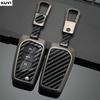2 3 4 Buttons Metal Carbon Car Key Cover Case Shell Holder Protector Fob For Aygo Yaris Highlander Camry RAV4 Keychain