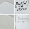 Fashion 20 Pairs Bride & Bridesmaid, Wedding Party Guests Home Slip on Shoes Bridal Party Slippers Open-toe with Golden, Red and Black
